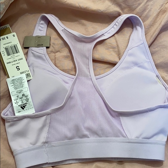 Adidas Purple Mesh back Sports Bra - Picture 3 of 4